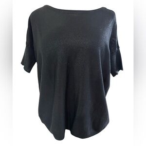 Lauren Ralph Lauren Metallic Lightweight Boatneck Cable Knit Sweater, S